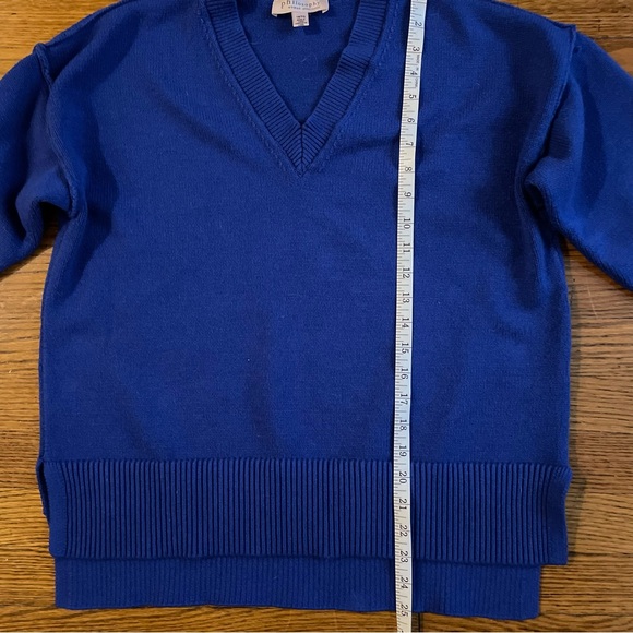 Philosophy Royal Blue V-Neck Sweater - Picture 3 of 7